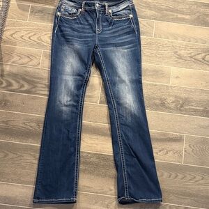 Miss Me Dark Blue Boot Cut Jeans